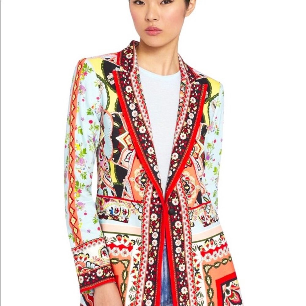 Alice and Olivia Floral Blazer